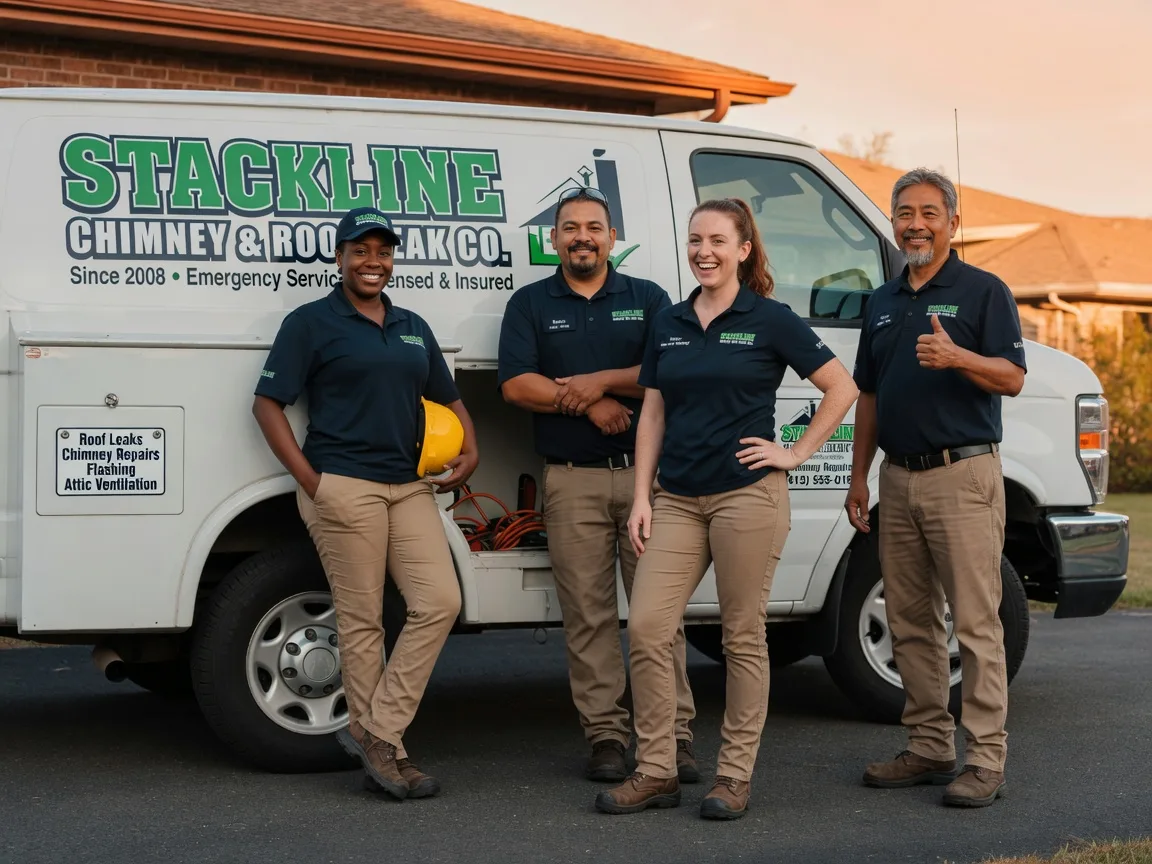 Chimney flashing repair company in Cecil, WI